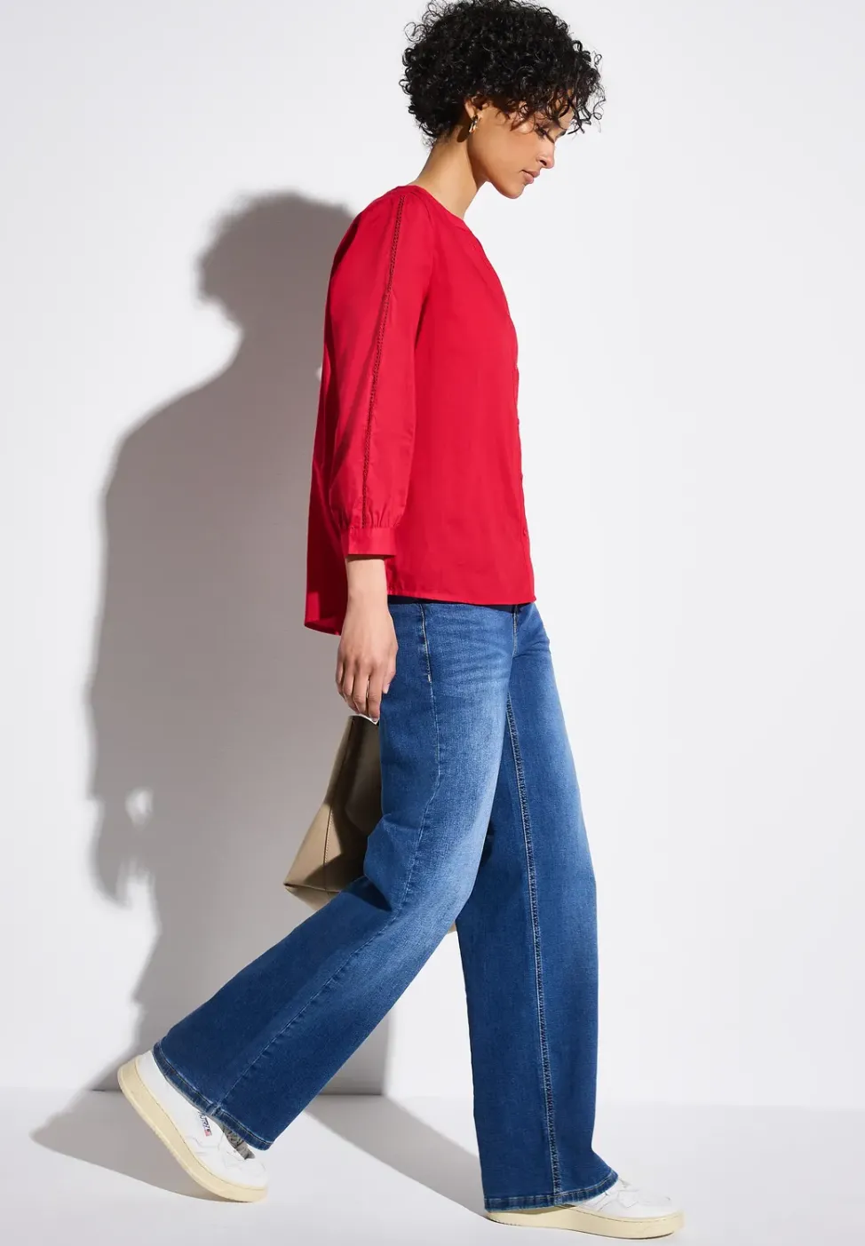 Bluse mit Tapedetails