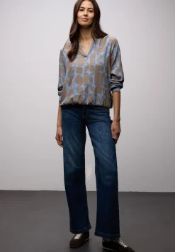 Bluse mit Tapedetails