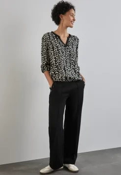 Bluse mit Tape-Details