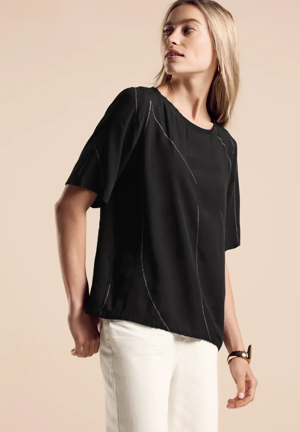 Bluse mit Tunnelzug