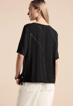 Bluse mit Tunnelzug