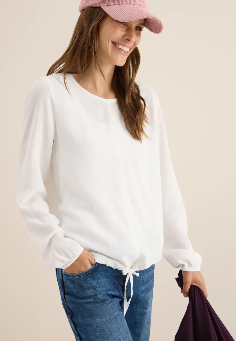 Bluse mit Tunnelzug