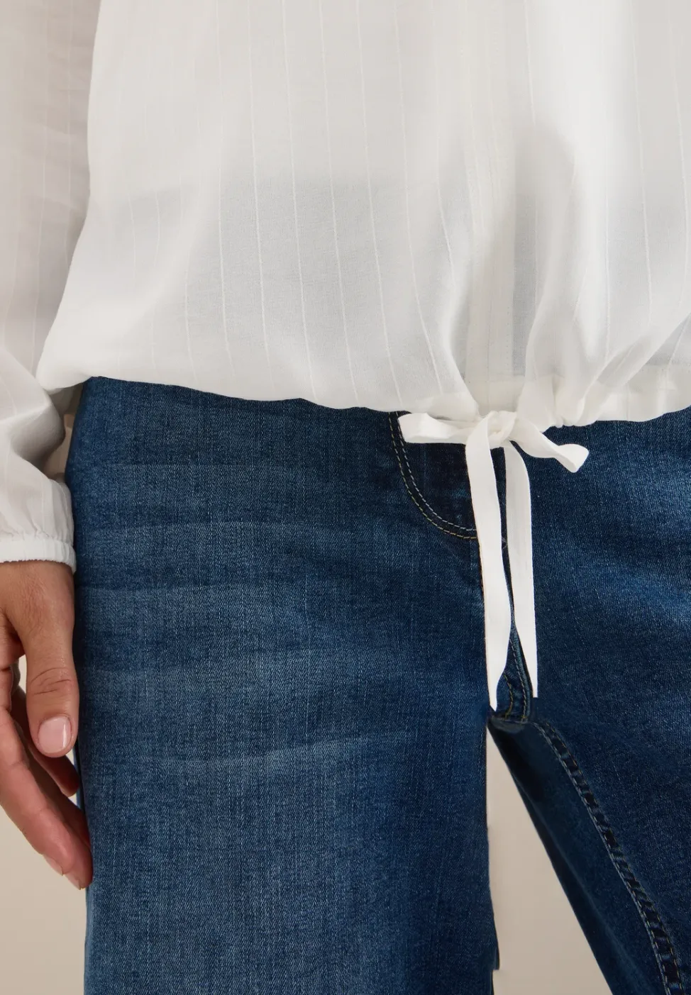 Bluse mit Tunnelzug