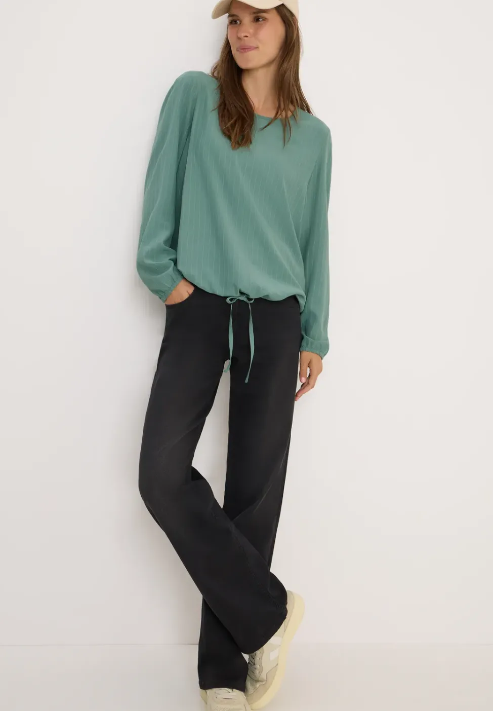 Bluse mit Tunnelzug