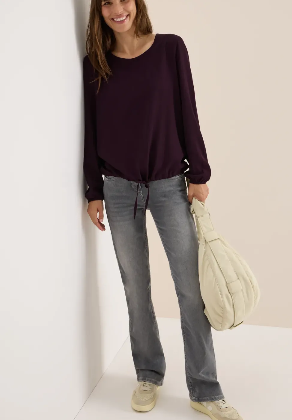 Bluse mit Tunnelzug