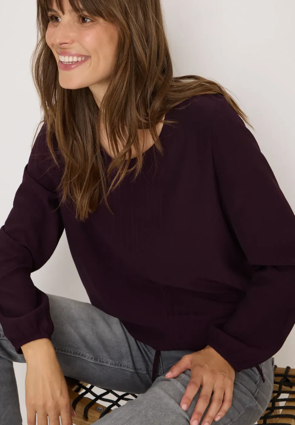 Bluse mit Tunnelzug