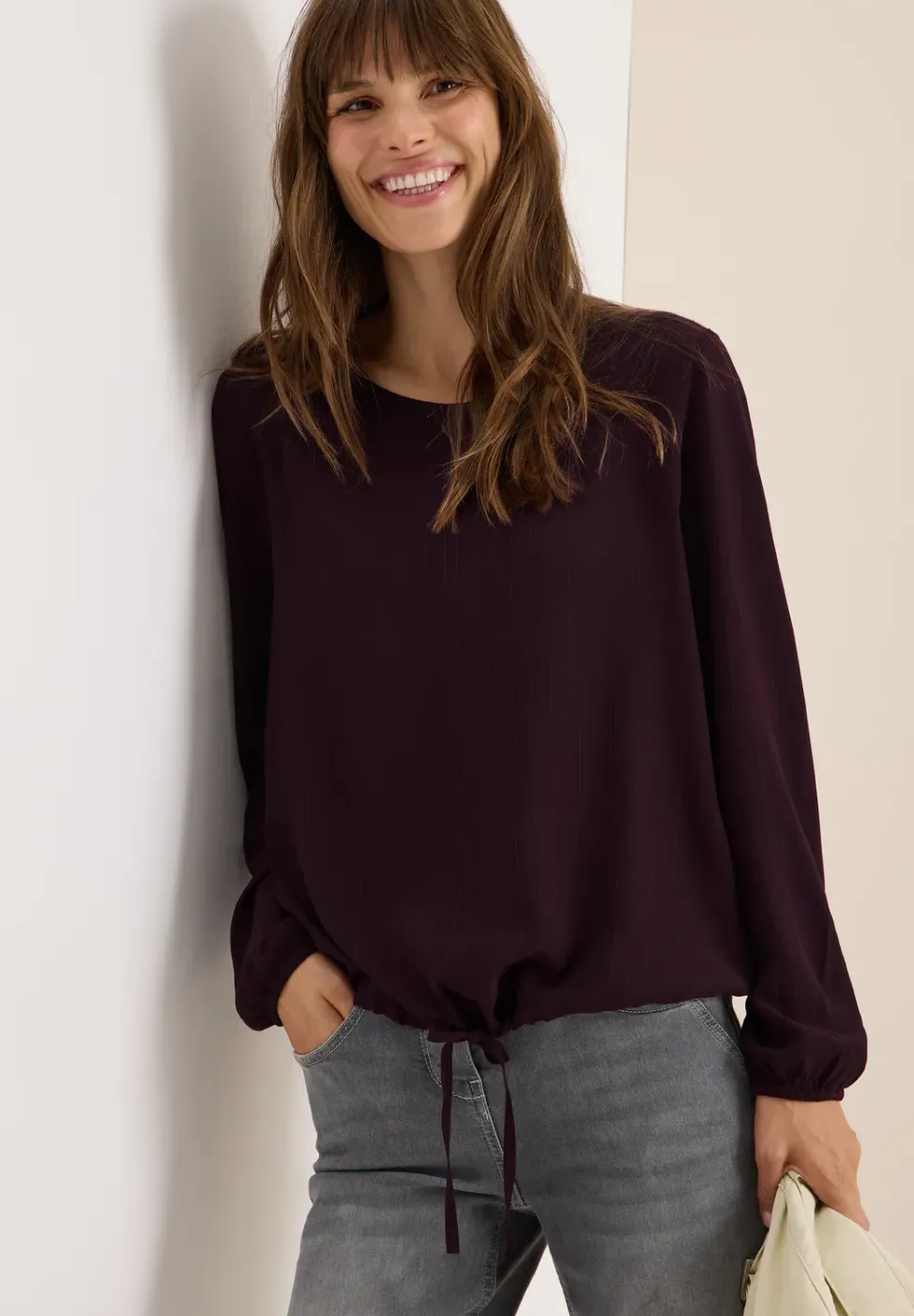 Bluse mit Tunnelzug