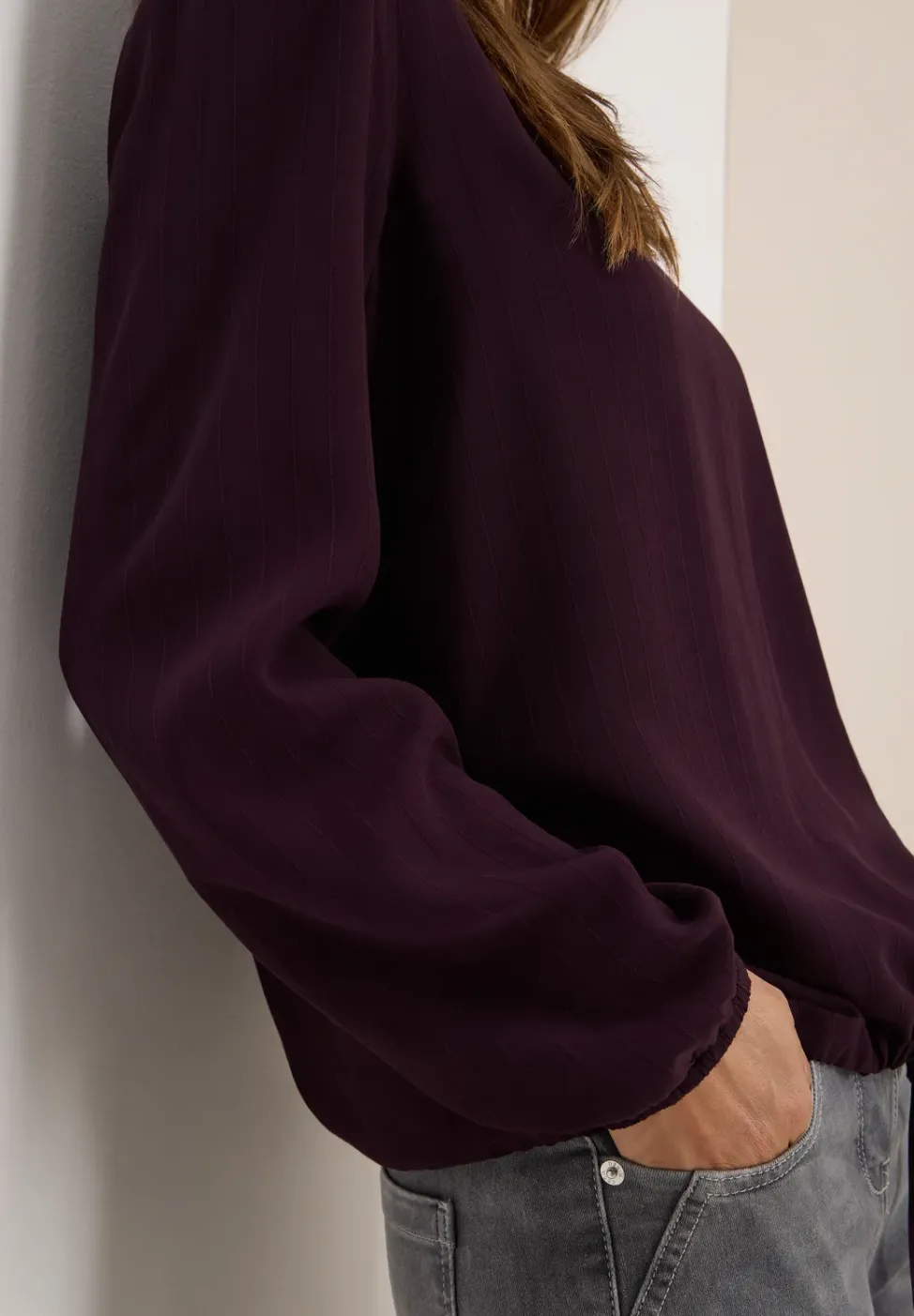 Bluse mit Tunnelzug