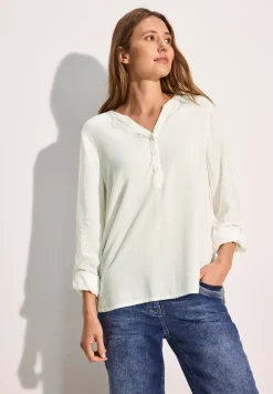Bluse mit Turn-Up