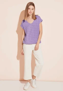 Bluse mit V-Ausschnitt
