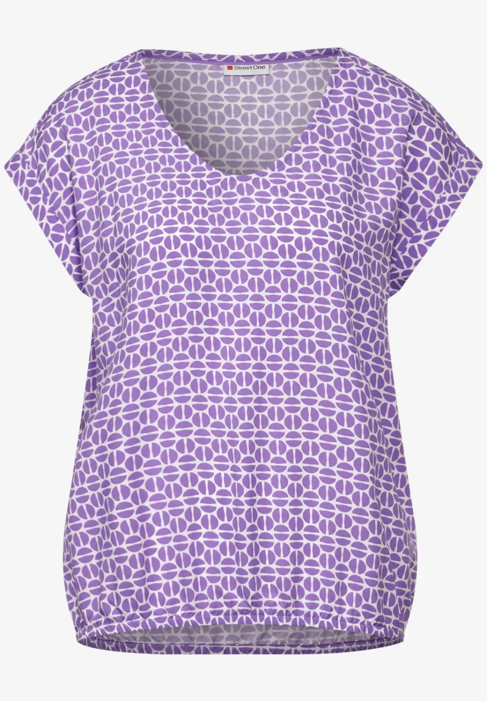 Bluse mit V-Ausschnitt