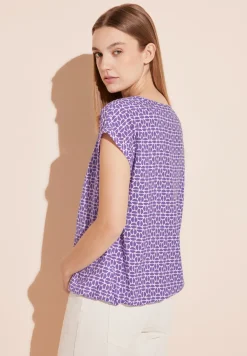 Bluse mit V-Ausschnitt