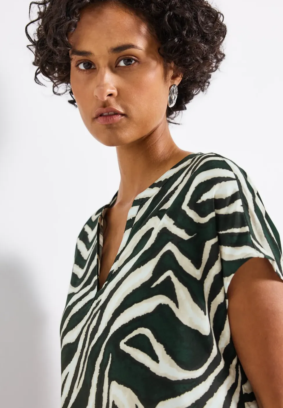 Bluse mit Zebra-Muster