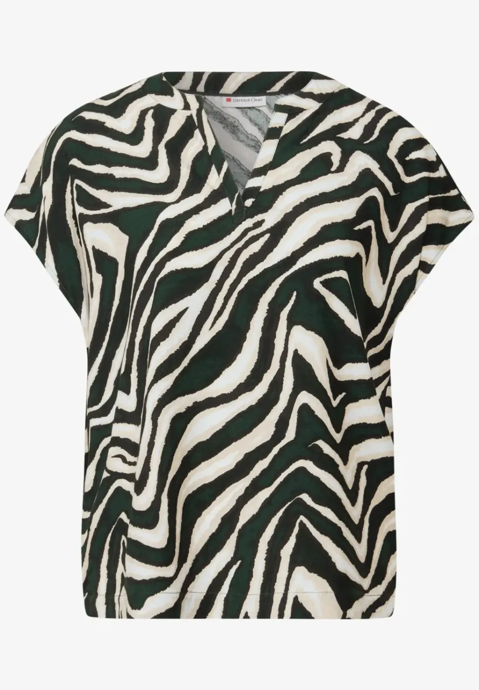 Bluse mit Zebra-Muster