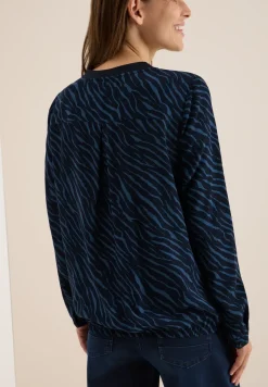 Bluse mit Zebra Print