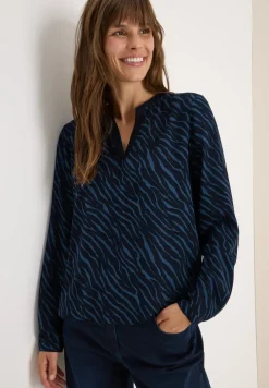Bluse mit Zebra Print