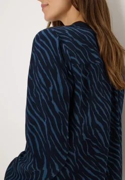 Bluse mit Zebra Print