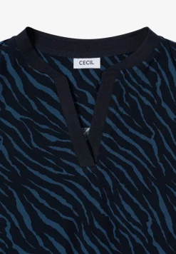 Bluse mit Zebra Print