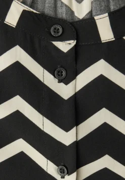 Bluse mit Zick-Zack-Muster