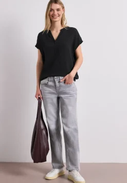 Blusenshirt in Musselin-Qualität