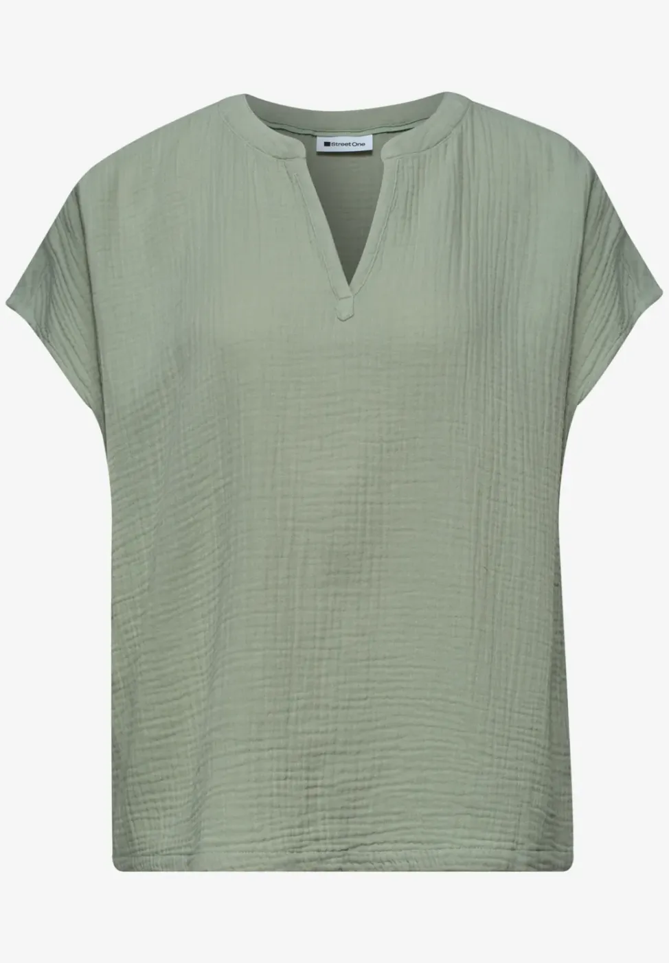 Blusenshirt in Musselin-Qualität