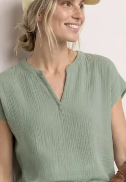 Blusenshirt in Musselin-Qualität