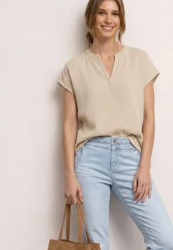 Blusenshirt in Musselin-Qualität