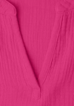 Blusenshirt in Musselin-Qualität