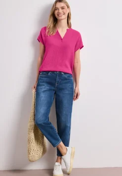 Blusenshirt in Musselin-Qualität