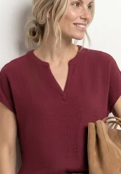 Blusenshirt in Musselin-Qualität