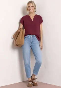 Blusenshirt in Musselin-Qualität