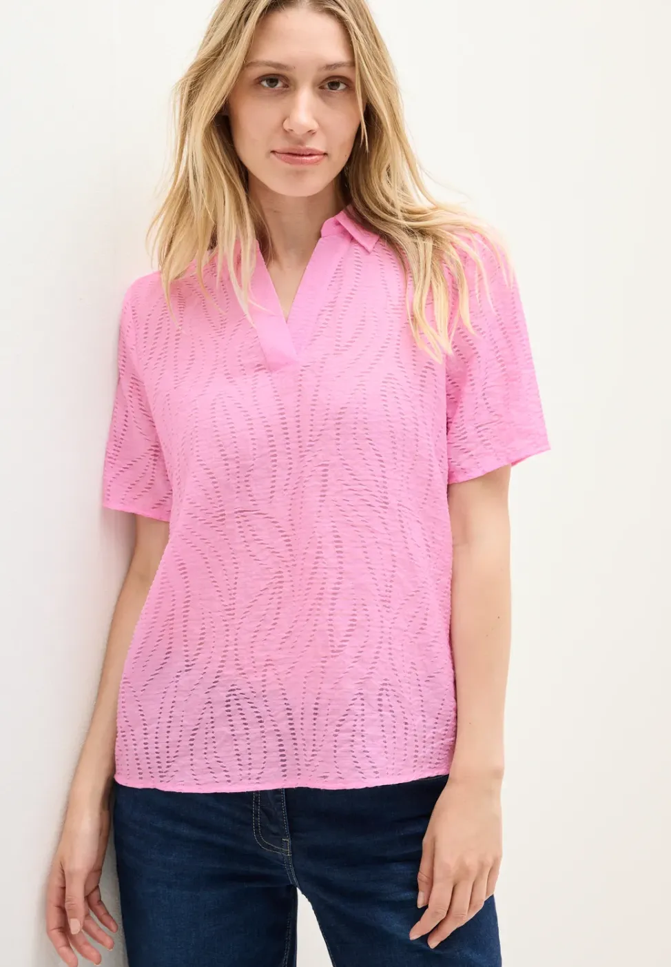 Blusenshirt mit Struktur