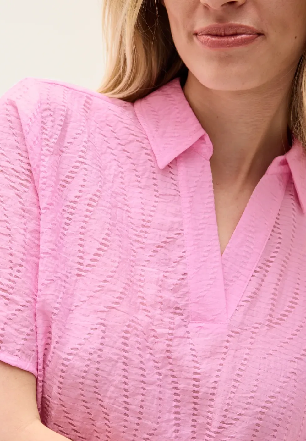 Blusenshirt mit Struktur