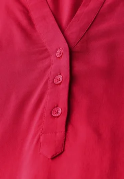 Blusenshirt in Unifarbe