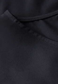 Blusenshirt in Unifarbe