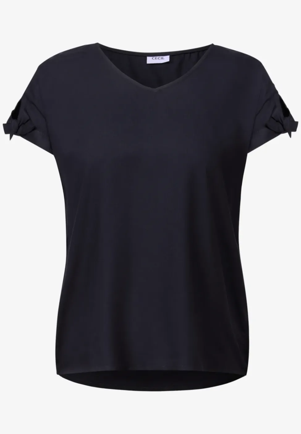 Blusenshirt in Unifarbe