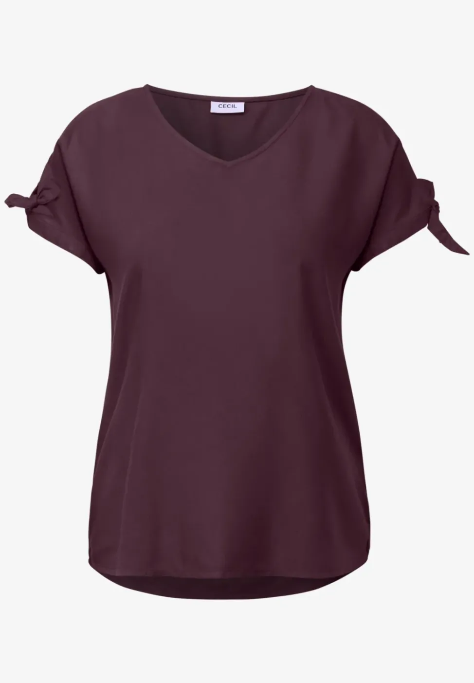 Blusenshirt in Unifarbe