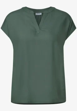 Blusenshirt in Unifarbe