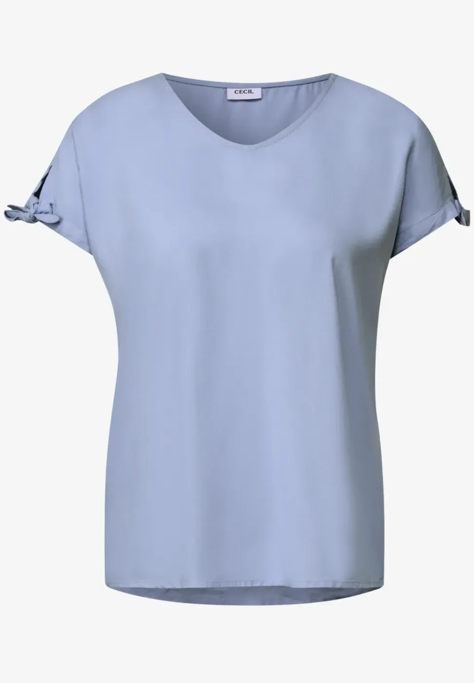 Blusenshirt in Unifarbe