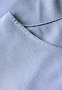 Blusenshirt in Unifarbe