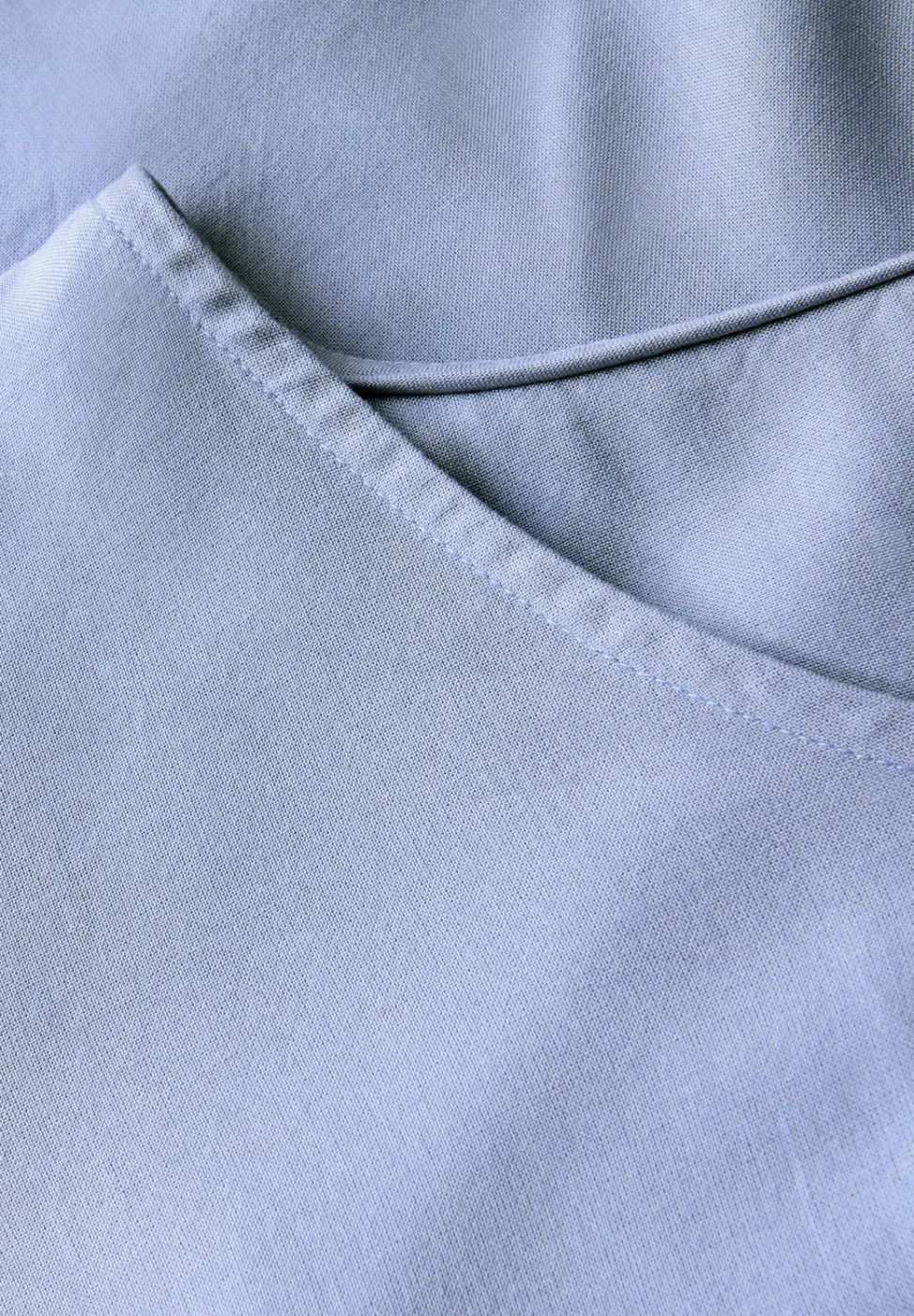 Blusenshirt in Unifarbe