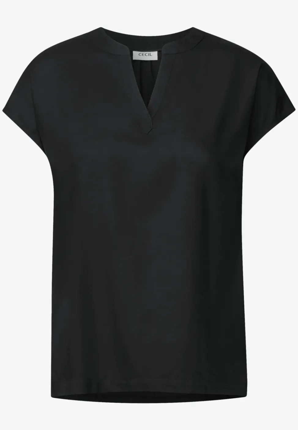 Blusenshirt in Unifarbe