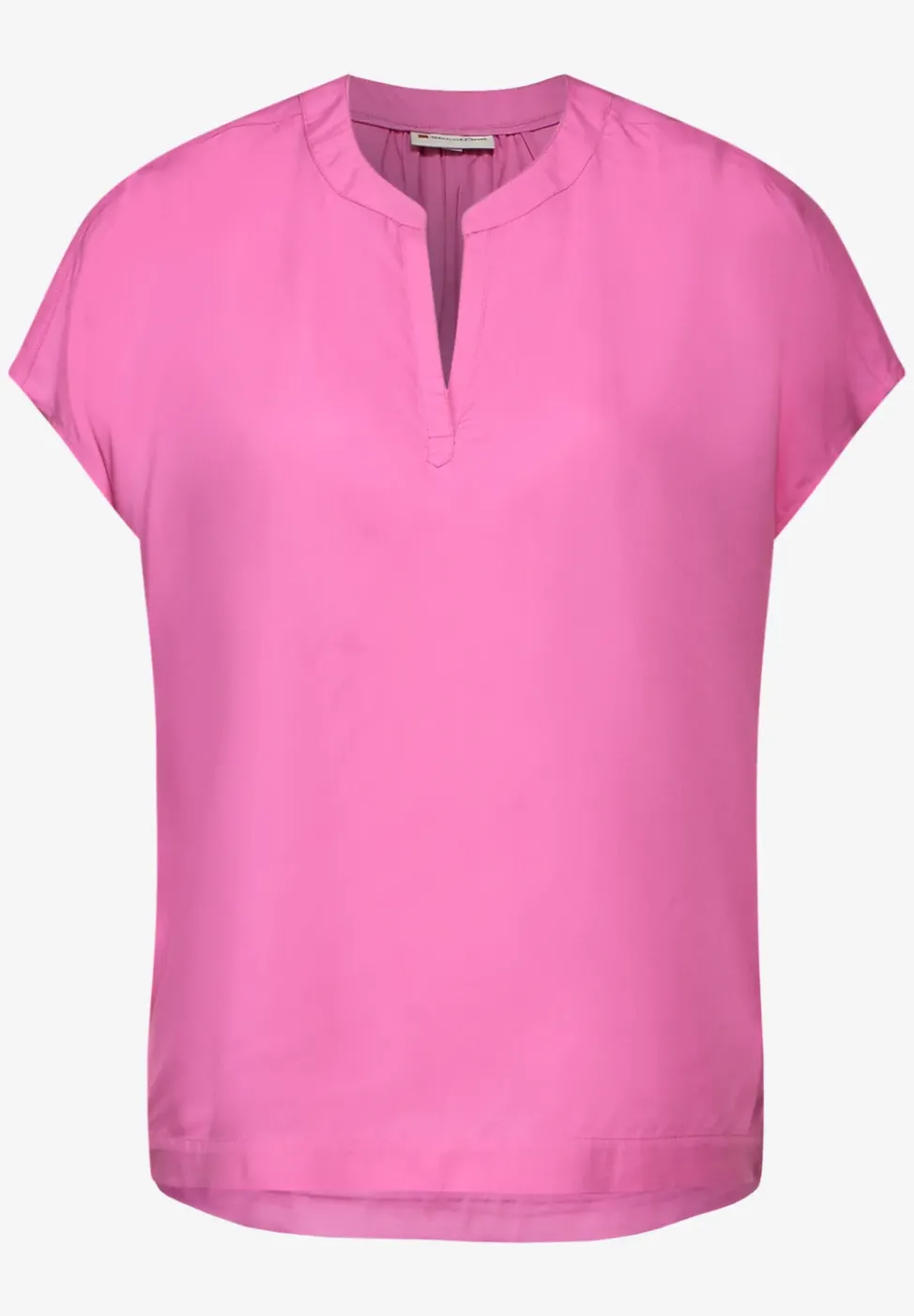 Blusenshirt in Unifarbe