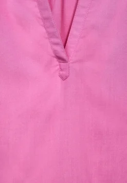 Blusenshirt in Unifarbe
