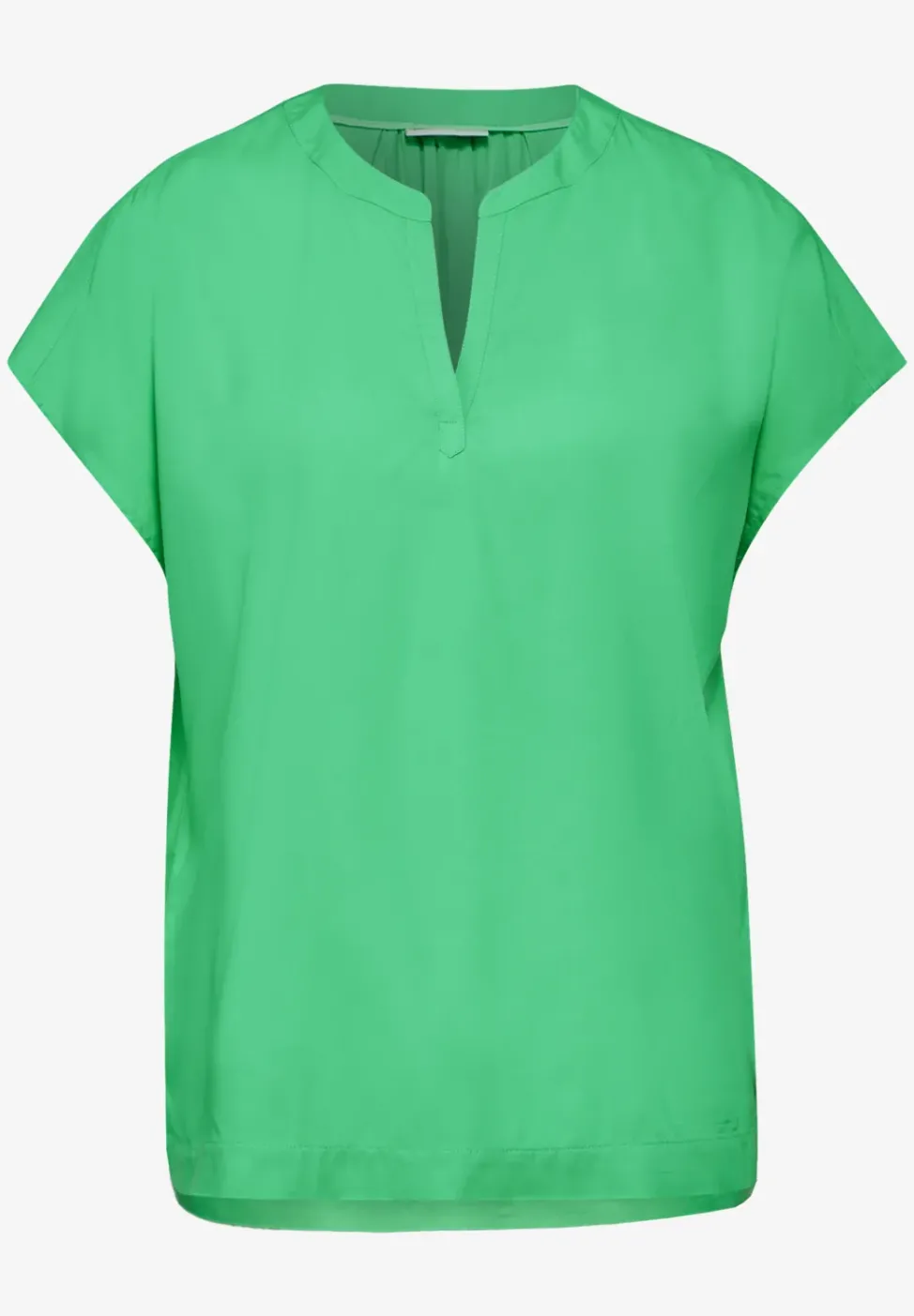 Blusenshirt in Unifarbe