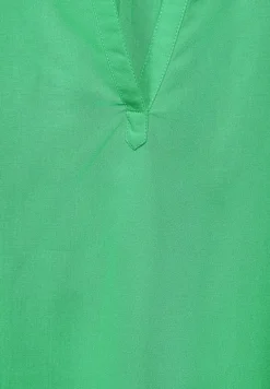 Blusenshirt in Unifarbe