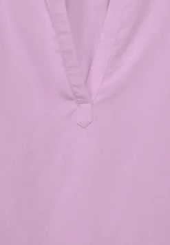 Blusenshirt in Unifarbe