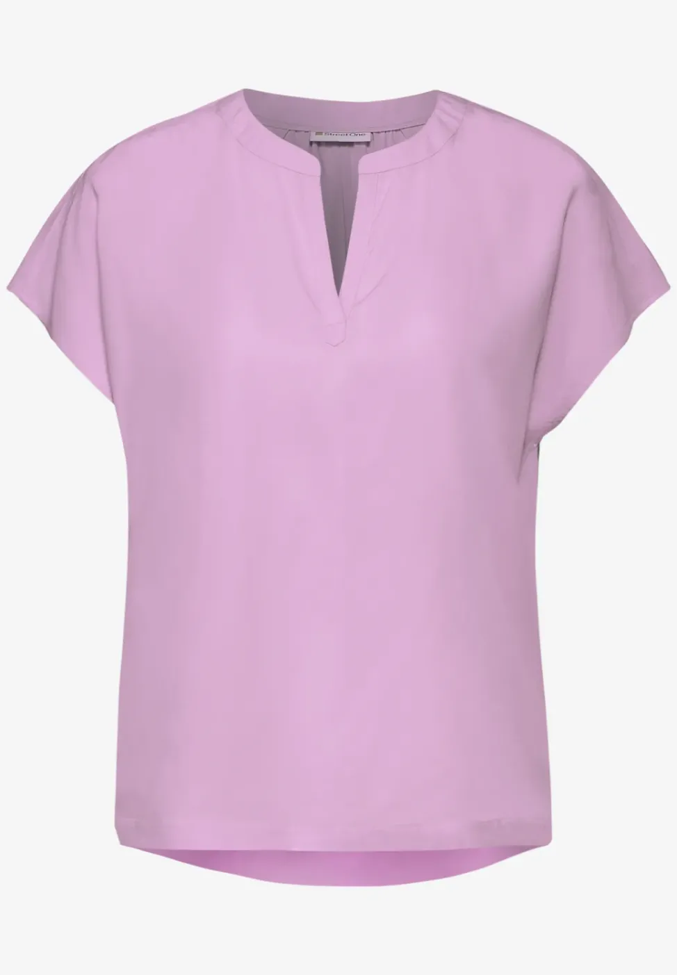 Blusenshirt in Unifarbe