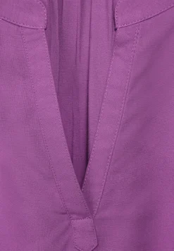Blusenshirt in Unifarbe