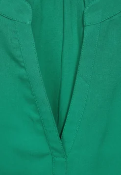 Blusenshirt in Unifarbe